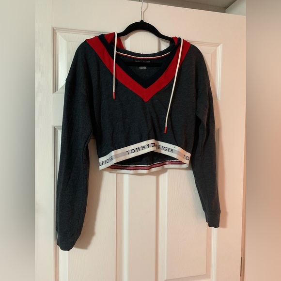 Tommy Hilfiger - Cropped Hoodie - Picture 1 of 3